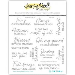 Honey Bee Stamps Heartfelt Hello Stamp