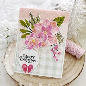 Papertrey Ink Christmas Bouquet Stamp class=