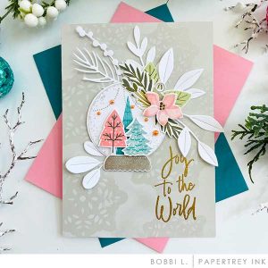 Papertrey Ink Ornament Cloche Stamp class=