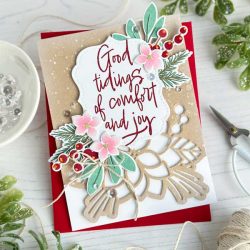 Papertrey Ink With Great Joy Sentiments Stamp