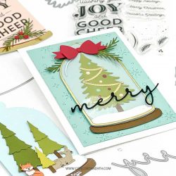 Concord & 9th Christmas Cloche Stamps