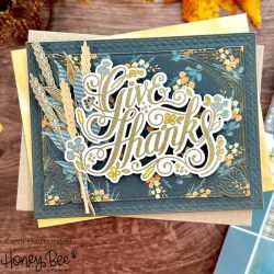 Honey Bee Stamps Fancy Fall Layering Frames Honey Cuts