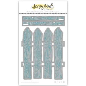 Honey Bee Stamps Lovely Layers: Barn Wood Fence Honey Cuts