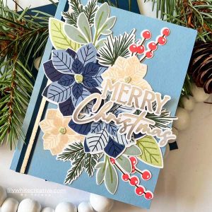 Papertrey Ink Merry Christmas Hot Foil Plate & Coordinating Die class=