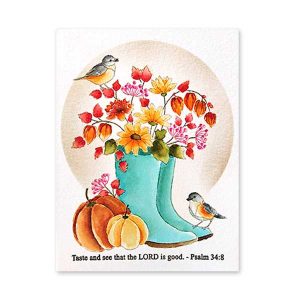 Penny Black Autumn Boots Stamp Set class=