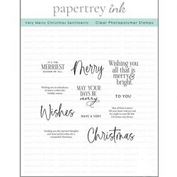 Papertrey Ink Very Merry Christmas Sentiments Stamp