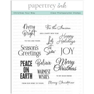 Papertrey Ink Christmas Your Way Stamp