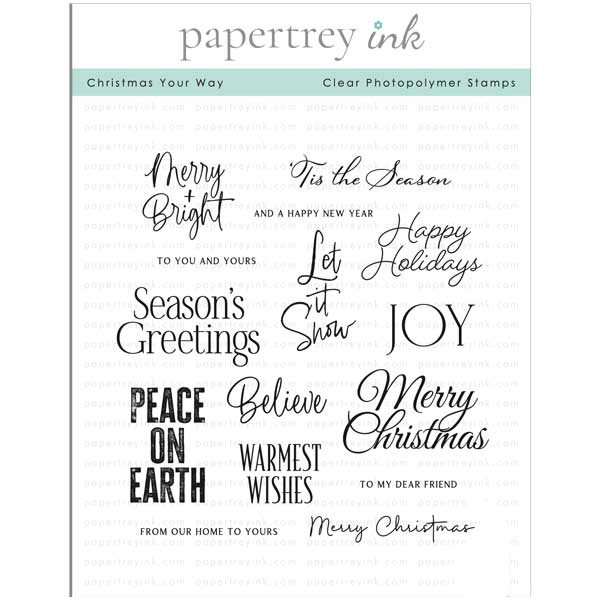 Papertrey Ink - Clear Photopolymer Stamps - Birthday Your Way