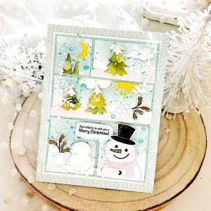 Papertrey Ink Christmas in Frames Stamp class=