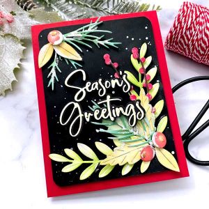 Papertrey Ink Season's Greetings Hot Foil Plate and Die class=