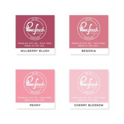 Pinkfresh Studio Premium Dye Ink Cube Pack – Rose Garden