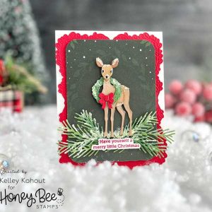 Honey Bee Stamps Lovely Layers: Deer Honey Cuts class=