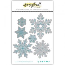 Honey Bee Stamps Lovely Layers: Large Snowflakes Honey Cuts