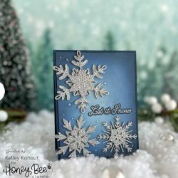 Honey Bee Stamps Lovely Layers: Large Snowflakes Honey Cuts