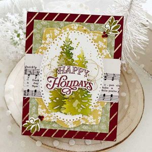 Papertrey Ink Vintage Holiday Flair Dies class=