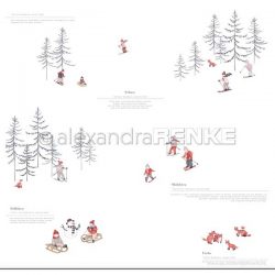 Alexandra Renke Design Paper - Skiing In The Mountains