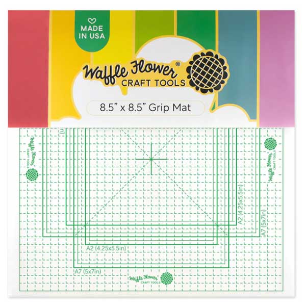 Waffle Flower Grip Mat – 8.5 X 8.5″ – The Foiled Fox