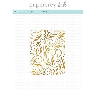 Papertrey Ink Ornamental Swirl Hot Foil Plate