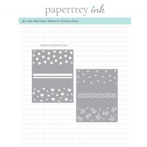 Papertrey Ink At the Bottom Stencil Collection (set of 2)
