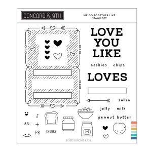Concord & 9th We Go Together Stamp Set