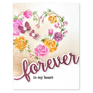 Penny Black Tender Roses Stamp class=
