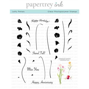 Papertrey Ink Lofty Petals Stamp