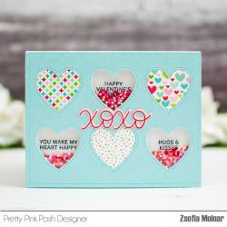 Pretty Pink Posh Heart Cover Plate Die