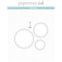 Papertrey Ink Love to Layer: Soft Scallops Dies