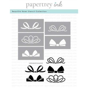 Papertrey Ink Beautiful Bows Stencil