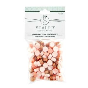 Spellbinders Wax Bead Mix - Coral