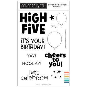 Concord & 9th Bunch of Balloons Stamp Set