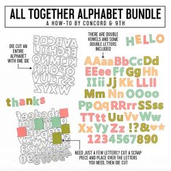 Concord & 9th All Together Alphabet Uppercase Die
