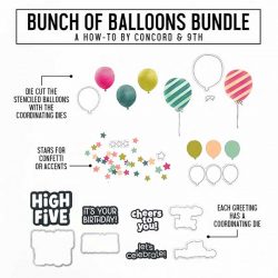 Concord & 9th Bunch of Balloons Die Set