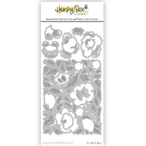 Honey Bee Stamps Bold Backgrounds: Vintage Roses Honey Cuts