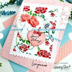 Honey Bee Stamps Lovely Layers: Sweetheart Roses Honey Cuts