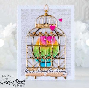 Honey Bee Stamps Lovely Layers: Bird Cage Honey Cuts class=