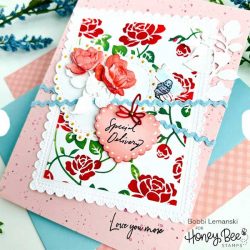 Honey Bee Stamps Climbing Rose Stencils – Set Of 2