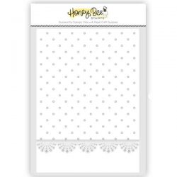Honey Bee Stamps Eyelet Lace - 3D Embossing Folder and Coordinating Die Set