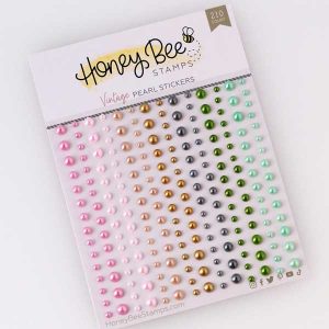 Honey Bee Stamps Vintage Pearls Pearl Stickers