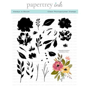 Papertrey Ink Always In Bloom Stamp Set