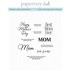 Papertrey Ink Mother's Day Sentiments Stamp Set