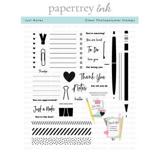 Papertrey Ink Just Notes Stamp Set