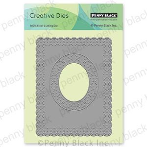 Penny Black All-in-One Oval Die