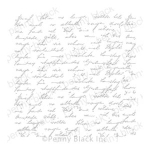 Penny Black Embossing Folder – Noted