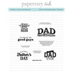Papertrey Ink Father's Day Sentiments Stamp