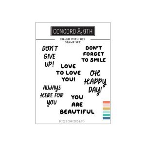 Concord & 9th Filled With Joy Stamp Set