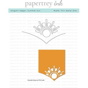 Papertrey Ink Elegant Edges: Summer Sun Die