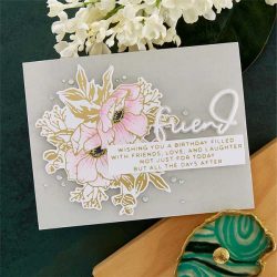 Spellbinders Inside Card Glimmer Sentiments Hot Foil Plates