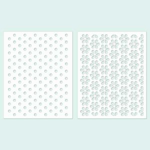 Concord & 9th Dots & Blossoms Stencil Pack