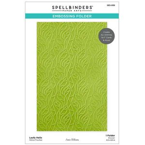 Spellbinders Leafy Helix Embossing Folder